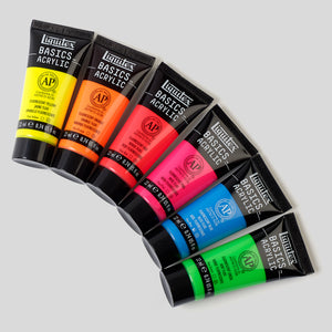 Liquitex Basics Acrylic Set 6x22mL Fluorescent