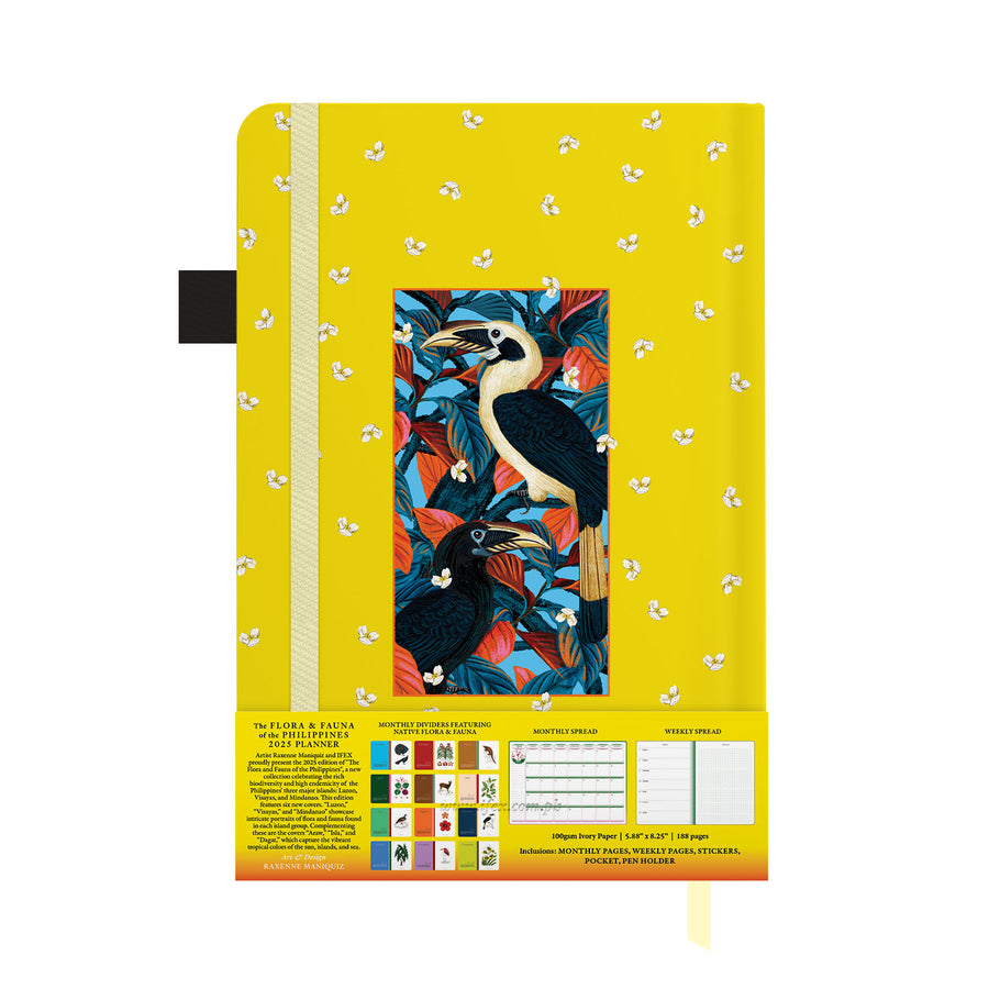 2025 Notebook Planner A5 The Flora & Fauna of the Philippines